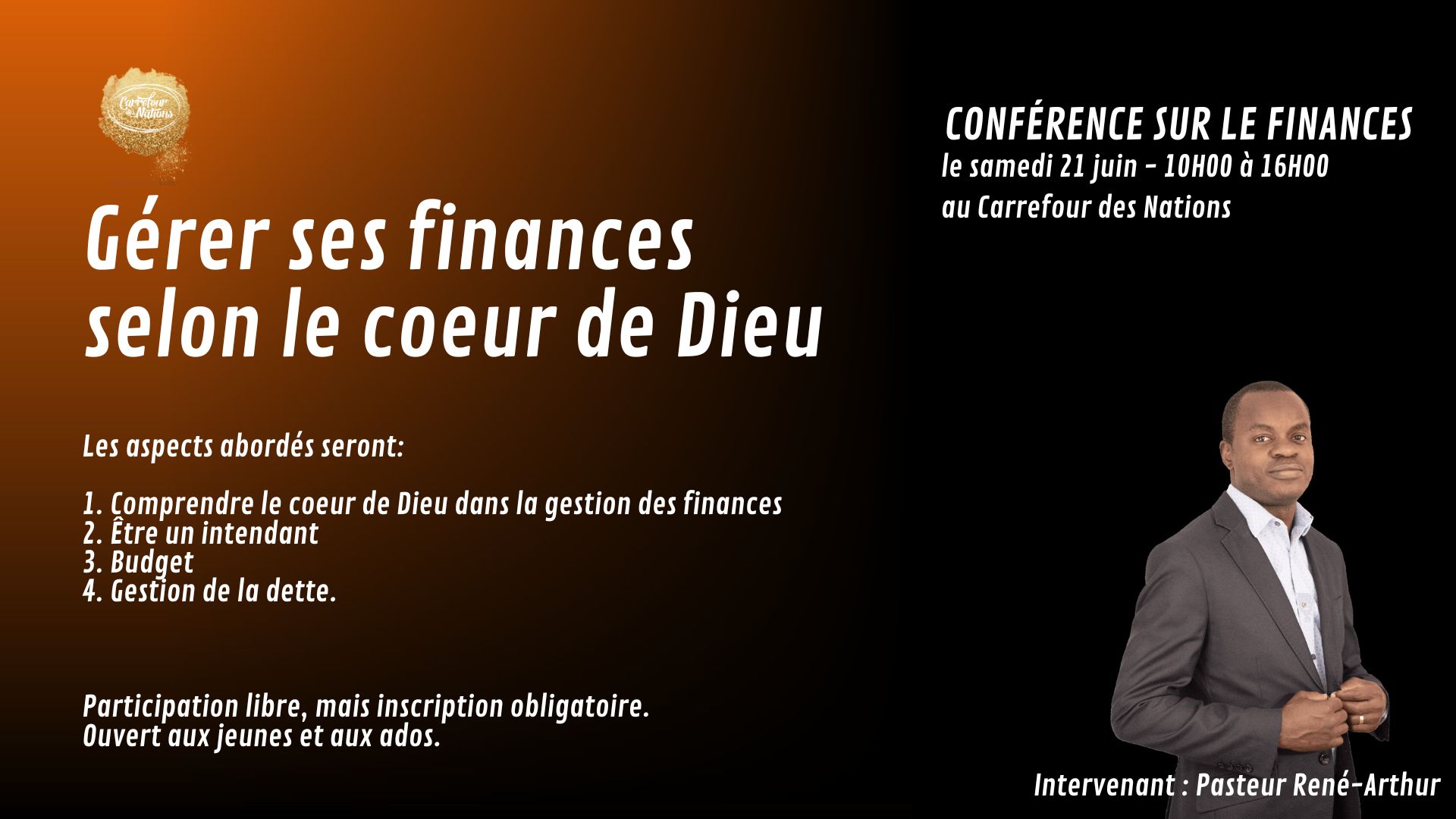 Conférence sur les finances (1) Conférence sur les finances (1)
