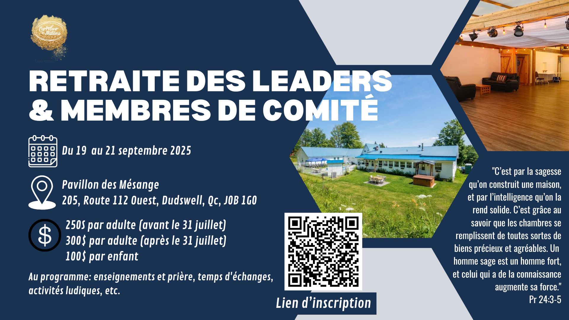 Retraite des leaders & membres de comité